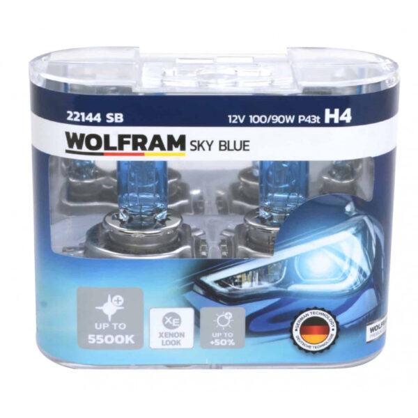 WOLFRAM H4 SKY BLUE
