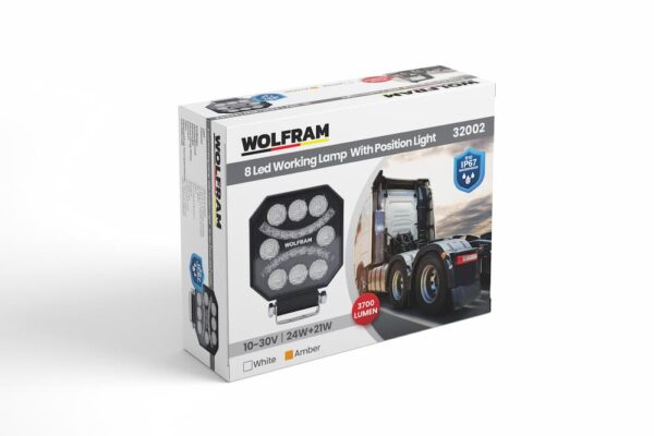 WOLFRAM LED 8+2 PRACOVNÍ SVĚTLO